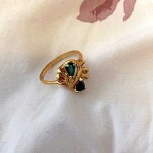Vintage Gold and Emerald Ring